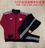 Manchester United 24/25 Long Sleeve Kids Jersey Maroon - 图片 3