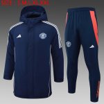 Manchester United 24/25 Navy Blue Cotton Jacket
