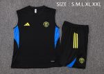 Manchester United 2526 Vest Black (Yellow Logo) - 图片 2