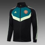 Manchester United 24/25 Black and Green Long Zipper Jacket - 图片 8