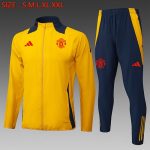 Manchester United 24/25 Yellow Long Zip Jacket