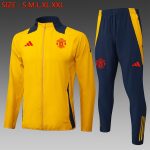 Manchester United 24/25 Yellow Long Zip Jacket - 图片 2
