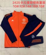 Manchester United 24/25 Orange Kids Long Sleeve - 图片 3
