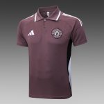 Manchester United Grey Purple Polo - 图片 8