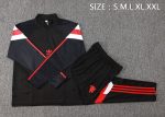 Manchester United 24/25 Half Zip Jacket Black (Adidas Three Stripes) - 图片 2