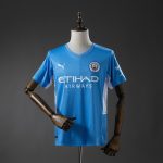 Manchester City 21/22 Home Retro Jersey - 图片 2