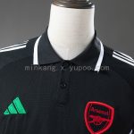 Arsenal 25/26 Polo Shirt - Black - 图片 6