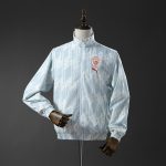 Manchester City Reversible Jacket Windbreaker - White & Mint Green - 图片 2