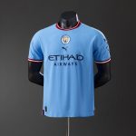 Manchester City 22/23 Home Player Version Retro Jersey