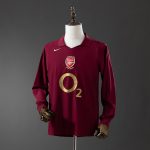 Arsenal 2005-2006 Home Retro Long Sleeve Jersey