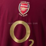 Arsenal 2005-2006 Home Retro Long Sleeve Jersey - 图片 5