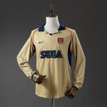 Arsenal 2001/2002 Away Long Sleeve Retro Jersey