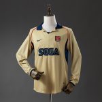 Arsenal 2001/2002 Away Long Sleeve Retro Jersey - 图片 9