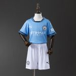 Manchester City 24/25 Home Kids Kit Jersey - 图片 9