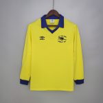 Arsenal 1971-1979 Away Yellow Retro Long Sleeve Jersey