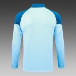 Manchester City 23-24 Half-Zip Jacket Light Blue (Spray Print) - 图片 8