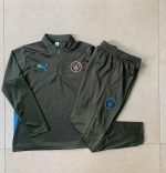 Manchester City 24/25 Half-Zip Kids Dark Green - 图片 3