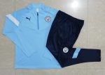 Manchester City 22/23 Light Blue Half-Zip Jacket - 图片 9
