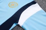 Manchester City 23-24 Half Zip Jacket Light Blue (Gold Logo) - 图片 5