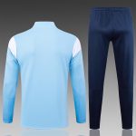 Manchester City 23-24 Half Zip Jacket Light Blue (Gold Logo) - 图片 7