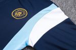 Manchester City 23-24 Half-Zip Jacket in Royal Blue with Gold Logo - 图片 5