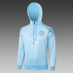 Manchester City 23-24 Half-Zip Jacket Light Blue - 图片 8