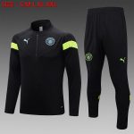 Manchester City 22/23 Black Half-Zip Jacket - 图片 8