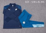 Manchester City 23-24 Half-Zip Jacket in Blue - 图片 2