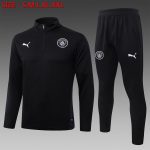 Manchester City Black Half-Zip Jacket
