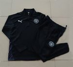 Manchester City Black Half-Zip Jacket - 图片 9