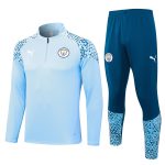 Manchester City 23-24 Light Blue Half-Zip Jacket - 图片 8