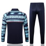 Manchester City 22/23 Long Zipper Jacket Navy Blue - 图片 7