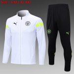 Manchester City 22/23 White Long Zip Jacket