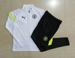 Manchester City 22/23 White Long Zip Jacket - 图片 9