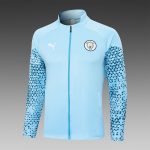 Manchester City 23-24 Light Blue Long Zipper Jacket - 图片 6