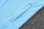 Manchester City 23-24 Light Blue Long Zipper Jacket - 图片 8