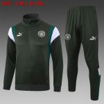 Manchester City 23-24 Dark Green Long Zip Jacket