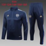 Arsenal 23-24 Half-Zip Kids Blue