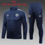 Arsenal 23-24 Half-Zip Kids Blue - 图片 2