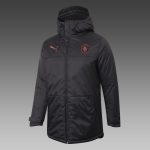 2021 Manchester City Black Cotton Jacket - 图片 3