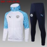 Manchester City 2021 Long Zip Jacket White