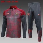 Manchester City 23-24 Half-Zip Jacket Grey