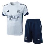 Arsenal Light Gray Short Sleeve Training Suit - 图片 8
