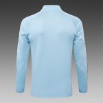 Manchester City Light Blue Half-Zip Jacket - 图片 8