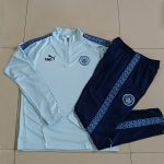 Manchester City Light Blue Half-Zip Jacket - 图片 9