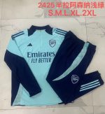 Arsenal 24/25 Half Zip Jacket Light Green - 图片 9