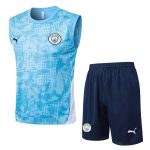 Manchester City Light Blue Splatter Vest - 图片 8