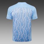 Manchester City 24-25 Light Blue Splatter Short Sleeve Training Shirt - 图片 7