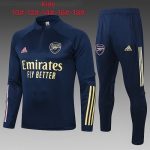 2021 Arsenal Navy Blue Half-Zip Jacket Kids