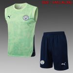 Manchester City Light Green Spray Print Vest